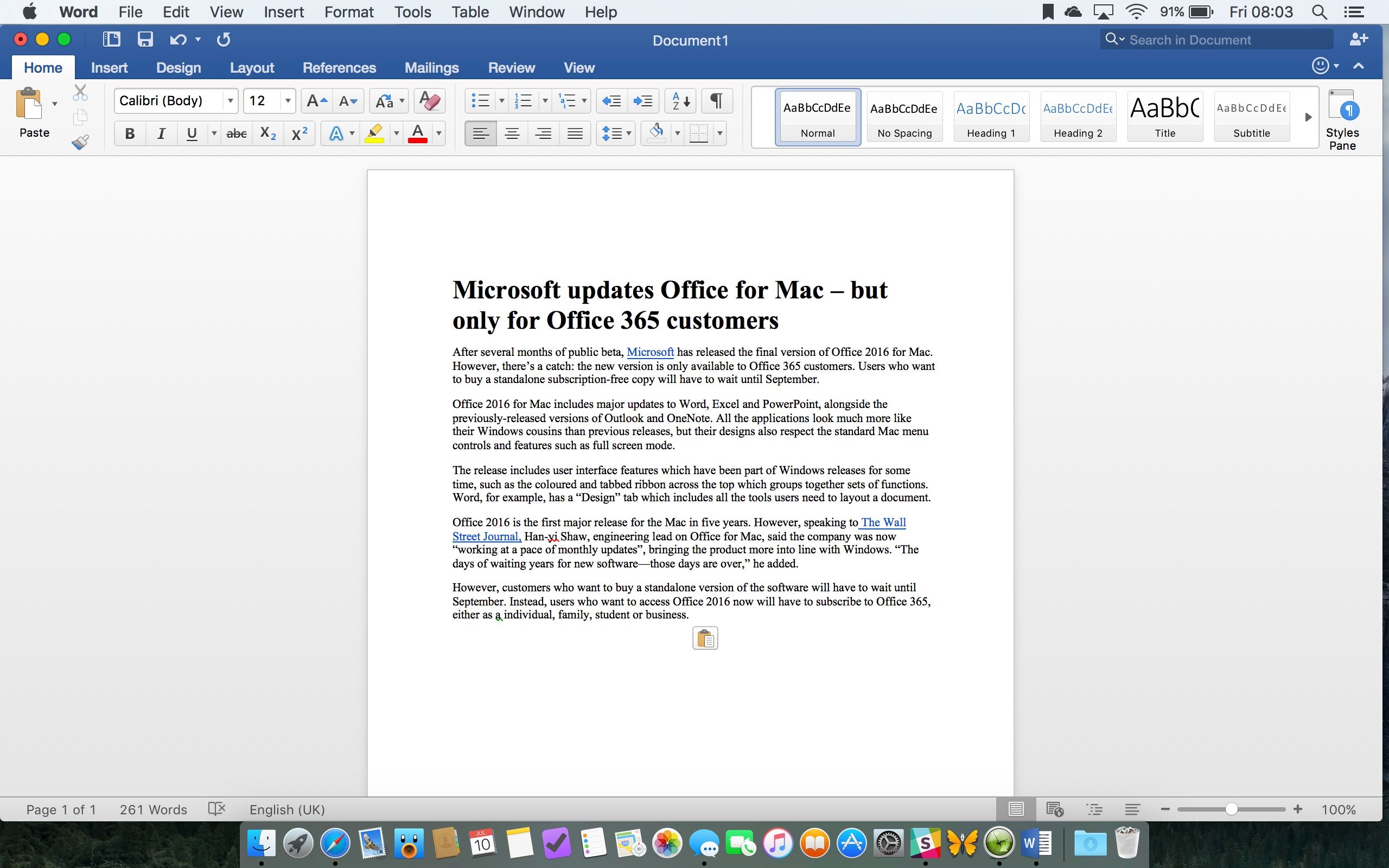 microsoft word for students for mac